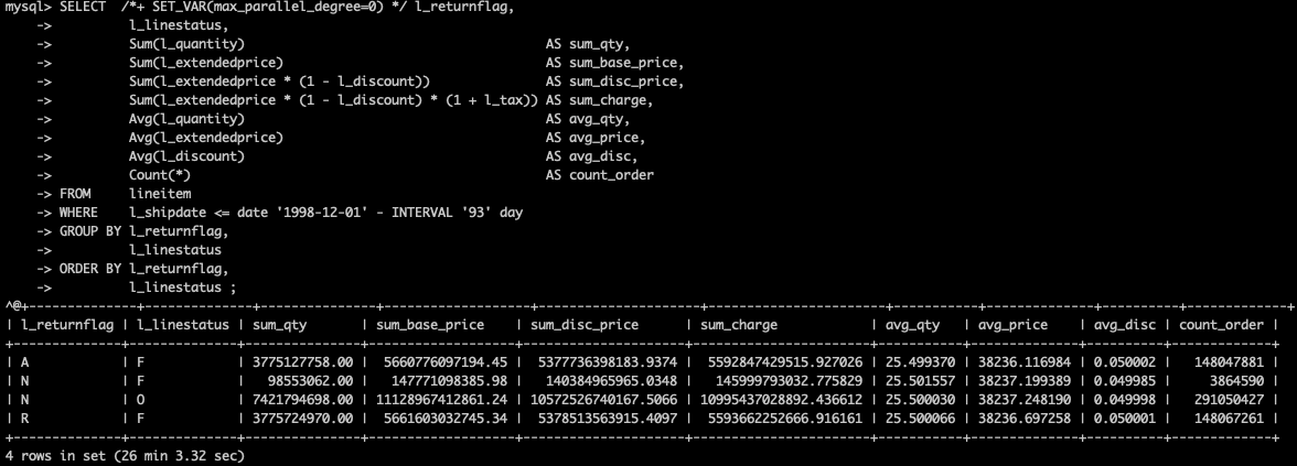 并行查询使用示例_并行查询_PolarDB MySQL数据库_云数据库PolarDB