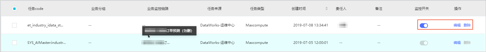 监控任务管理