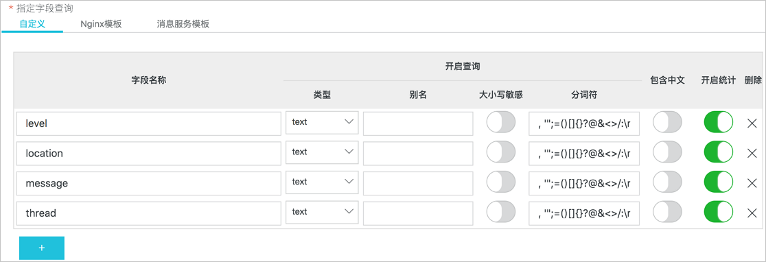指定字段查询