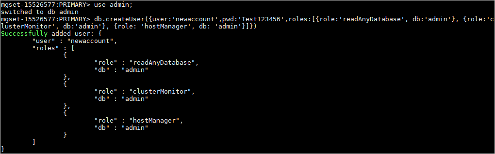 授权HDM管理MongoDB实例_CloudDBA_用户指南_云数据库 MongoDB 版 阿里云技术文档 第3张