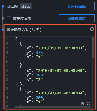 数据响应结果