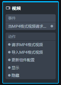 视频的节点编程参数配置