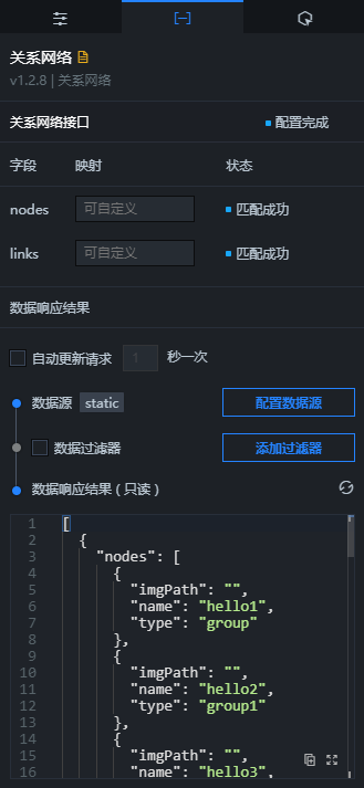 关系网络数据面板