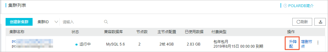 变更配置_集群_PolarDB PostgreSQL数据库_云数据库PolarDB 阿里云技术文档 第1张