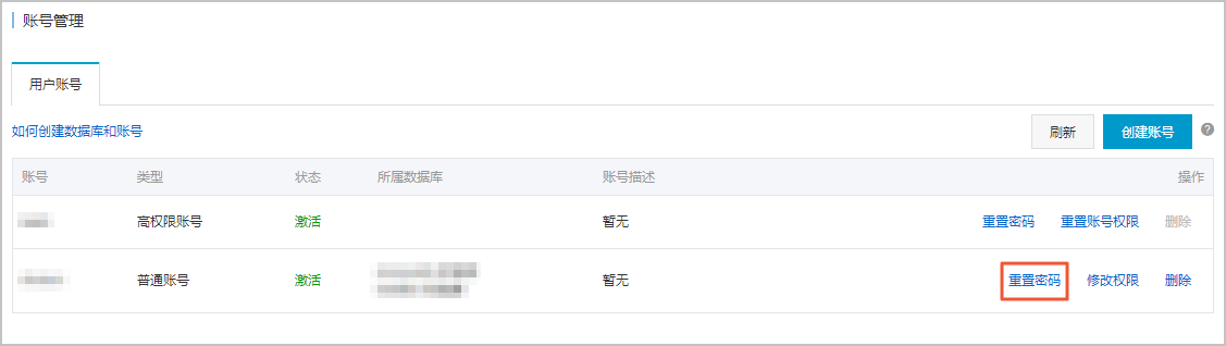 重置密码_账号_RDS SQL Server 数据库_云数据库 RDS 版 阿里云技术文档 第2张