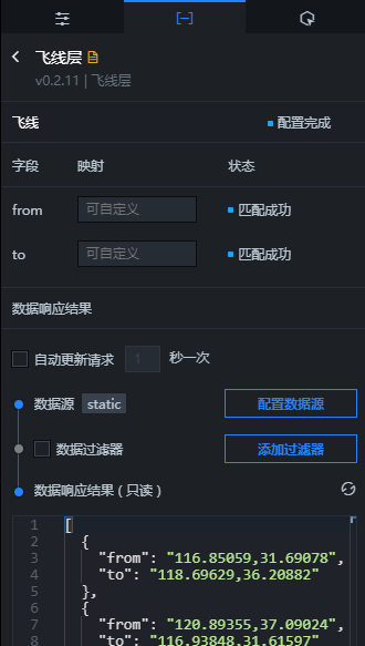 飞线层数据面板