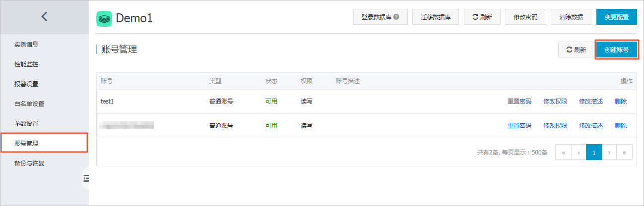 账号管理_实例管理_用户指南_云数据库 Redis 版 阿里云技术文档 第1张