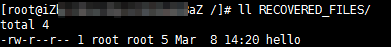 误删文件后恢复数据_数据恢复_最佳实践_云服务器 ECS 阿里云技术文档 第5张