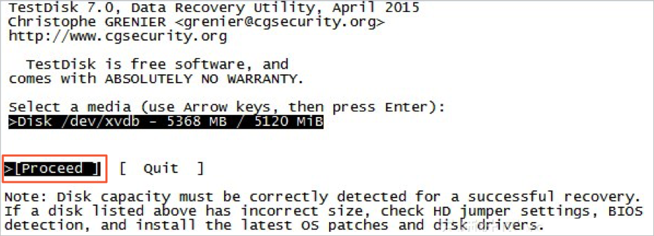 Linux实例中数据恢复_数据恢复_最佳实践_云服务器 ECS 阿里云技术文档 第2张