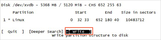 Linux实例中数据恢复_数据恢复_最佳实践_云服务器 ECS 阿里云技术文档 第7张