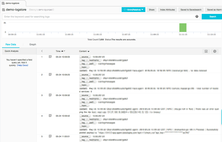 Query logs
