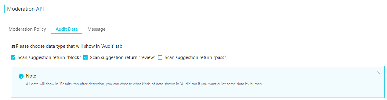 Select the data to be reviewed