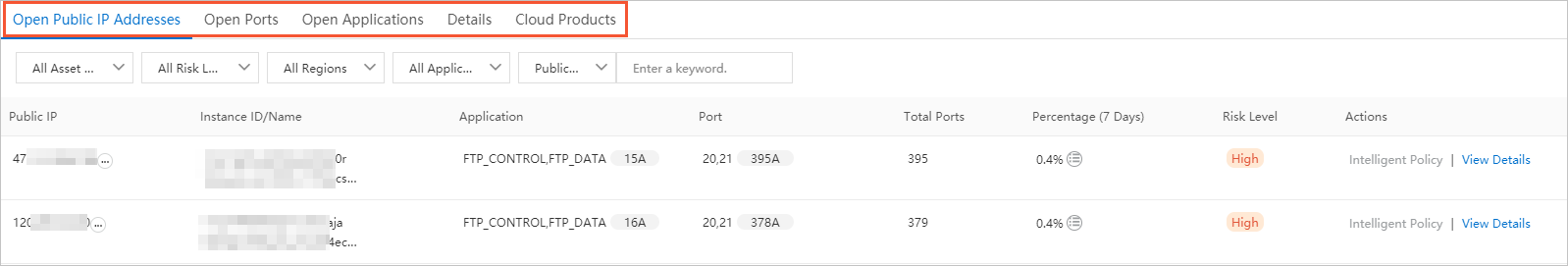 Internet access details