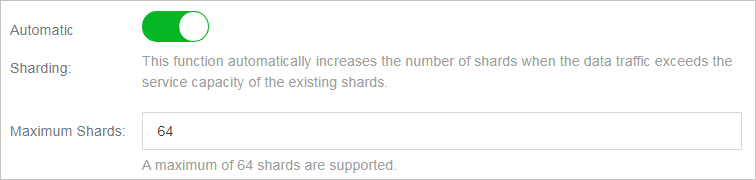 Automatic sharding