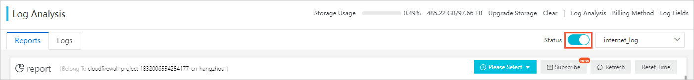 Enable Log Analysis