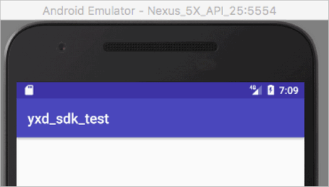 The new project is working as expected.