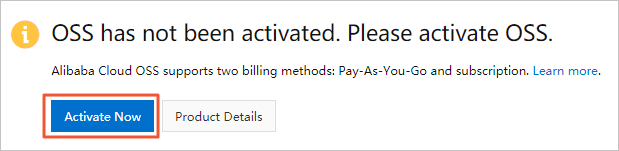 activate the required service