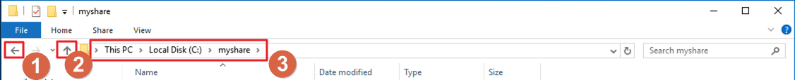 Use the File Explorer to access an SMB file system
