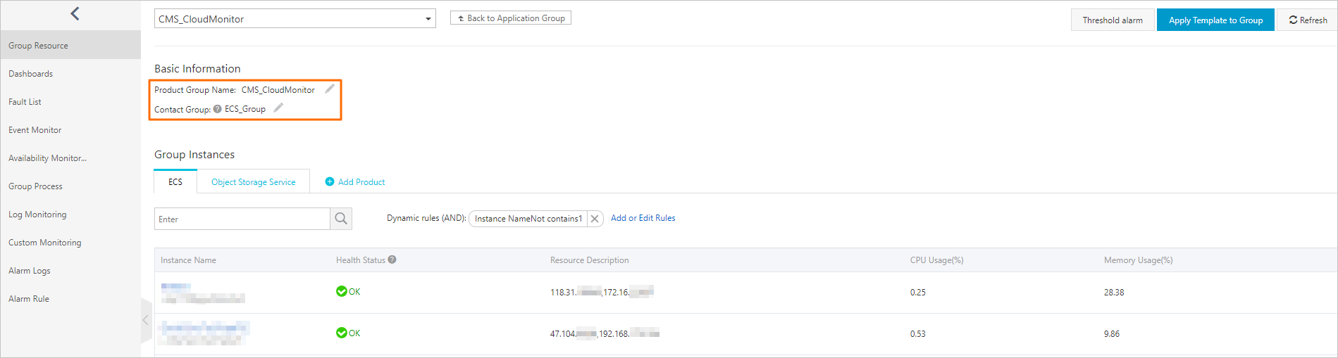 Modify basic information