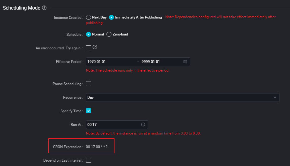 View the node information