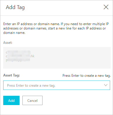 Manage multiple tags