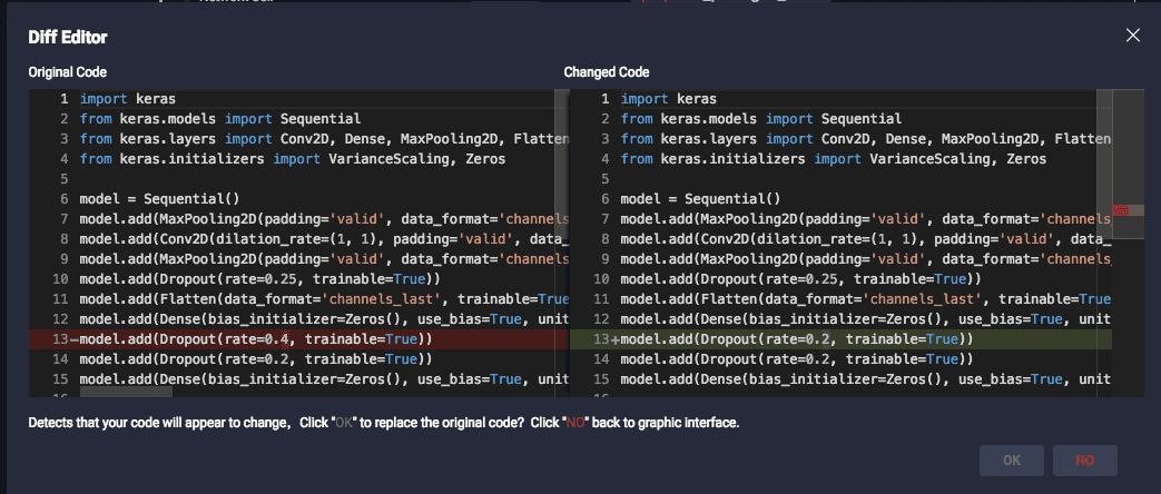Code comparison