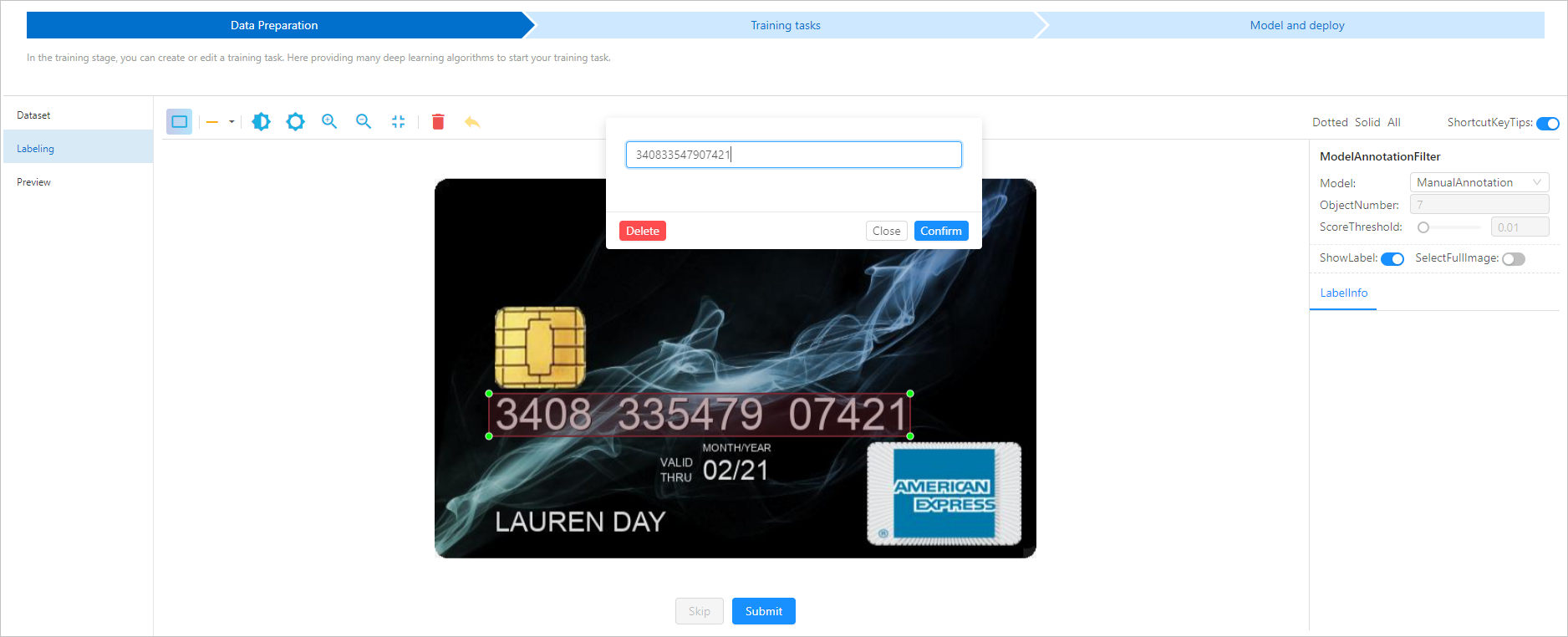 Image labeling