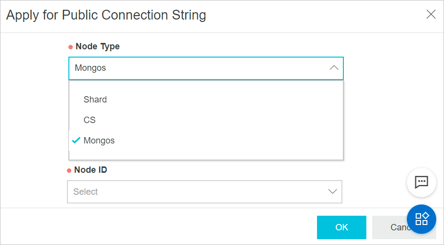 Select a node type