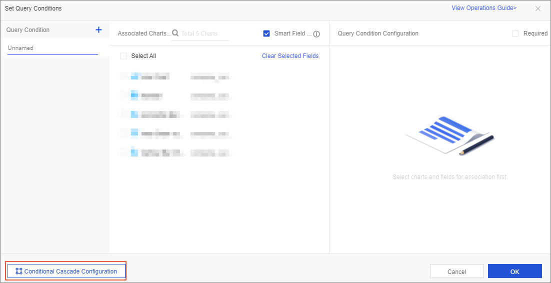 Set Query Conditions