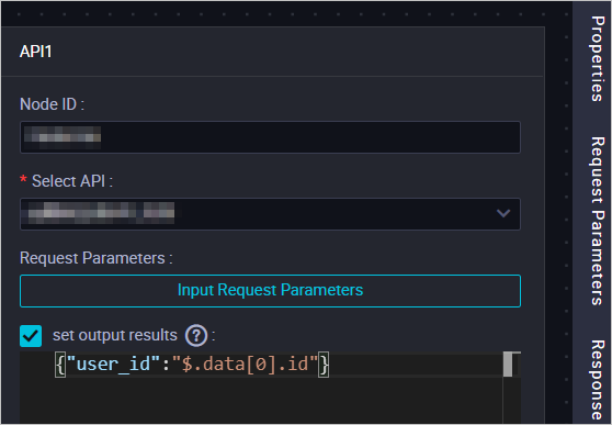 Set output results