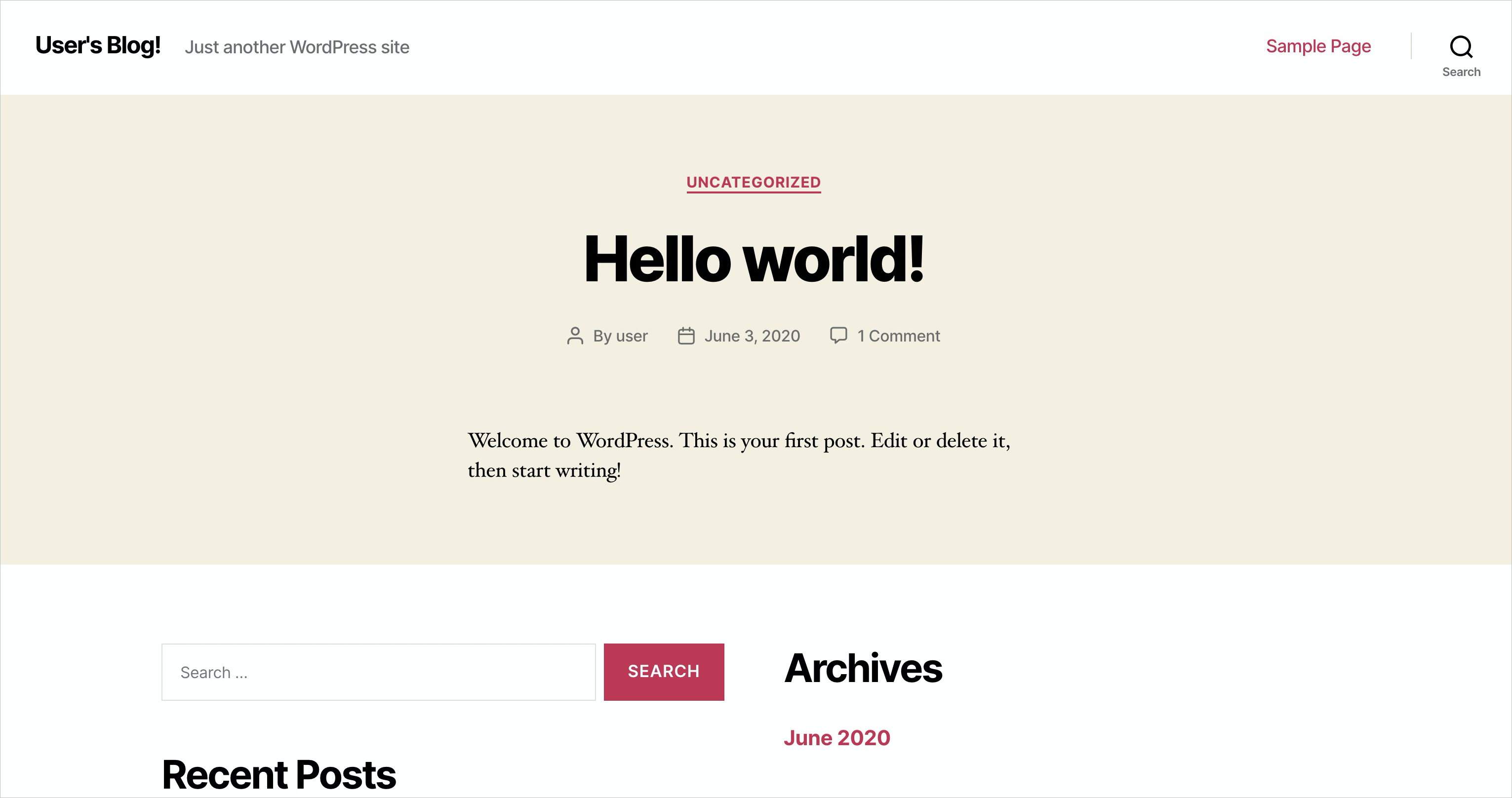 hello world