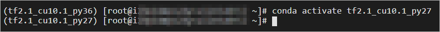 Activate the conda environment