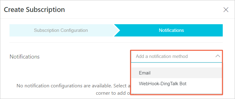 Add a notification method