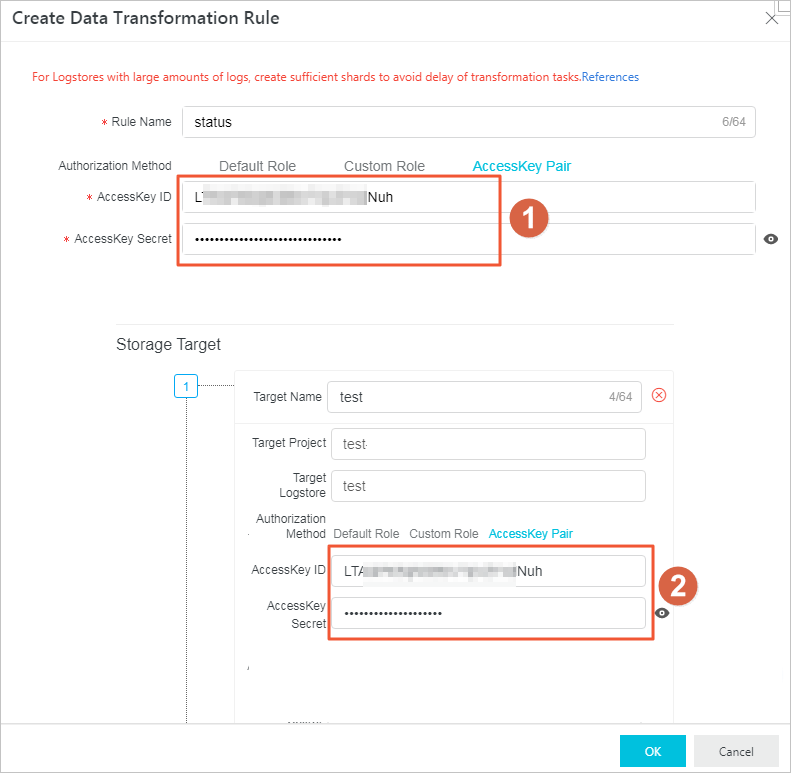 Modify the transformation rule