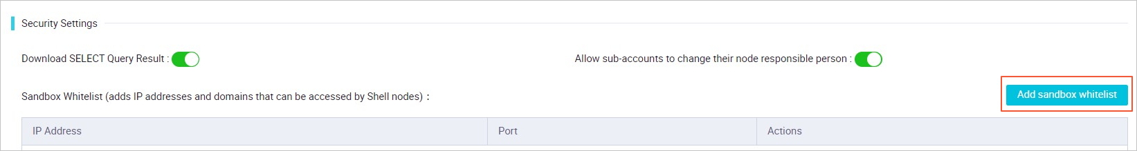 Configure whitelist 2