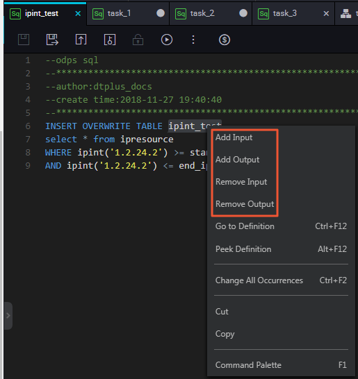 Automatic parsing