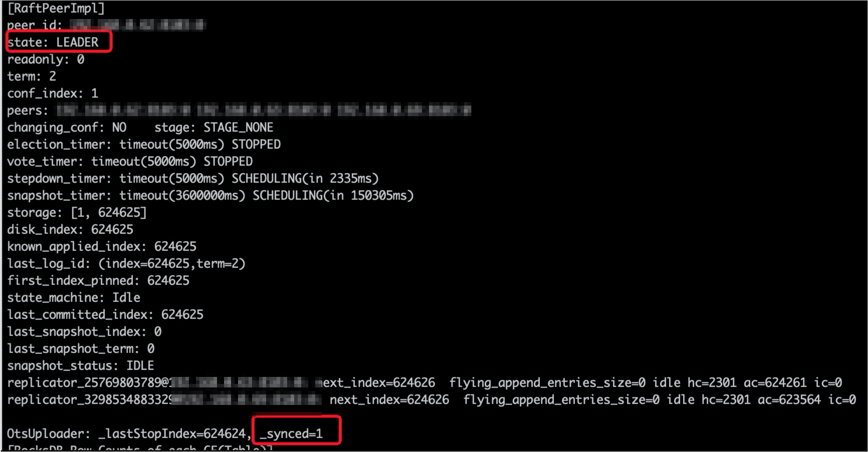 View metadata status