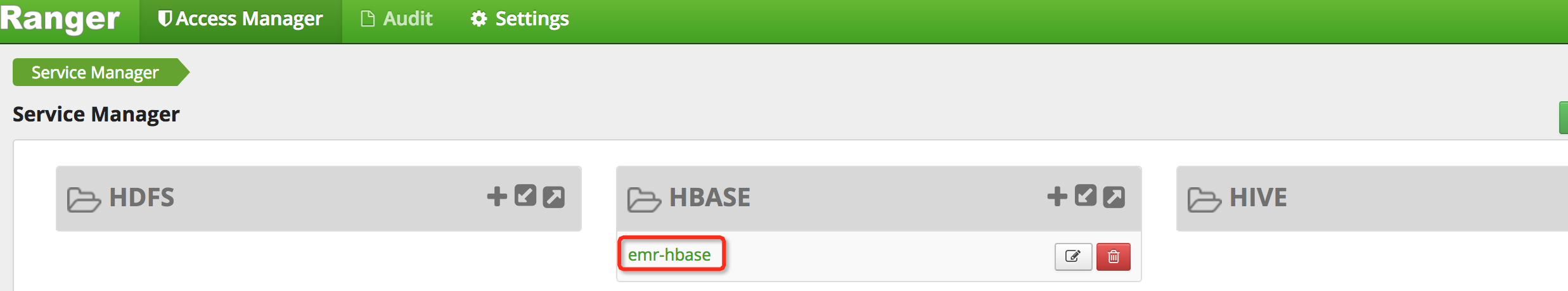 Permission configuration examples
