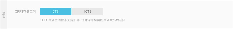 CPFS存储空间
