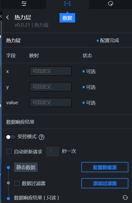 热力层数据面板