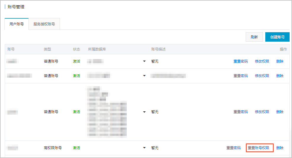 重置高权限账号_账号_RDS MySQL 数据库_云数据库 RDS 版 阿里云技术文档 第2张