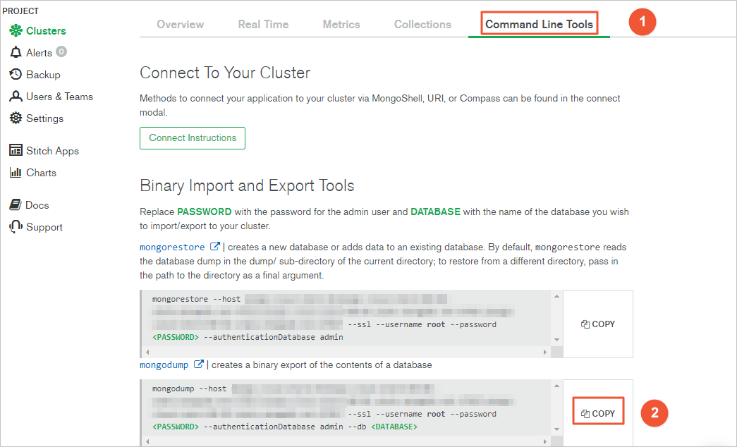 使用MongoDB工具将MongoDB Atlas迁移至阿里云_第三方云迁移到阿里云_数据迁移/同步_用户指南_云数据库 MongoDB 版 阿里云技术文档 第3张