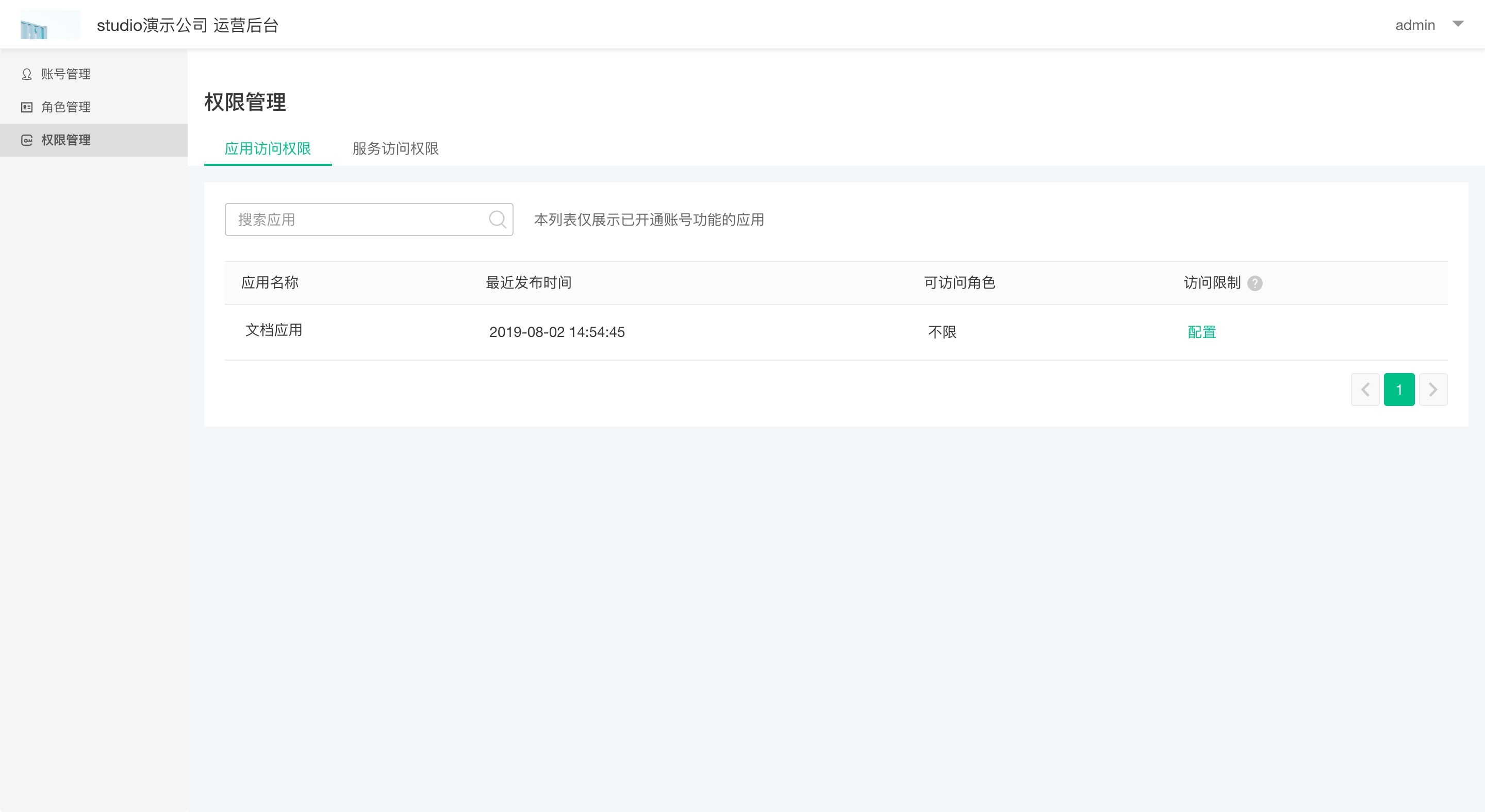 访问权限
