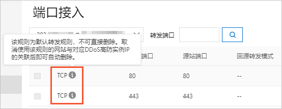 转发规则冲突