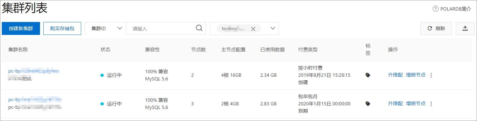 根据标签筛选集群_标签_PolarDB MySQL数据库_云数据库PolarDB 阿里云技术文档 第2张