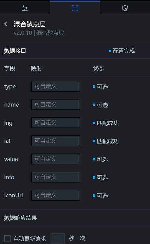 混合散点层数据面板