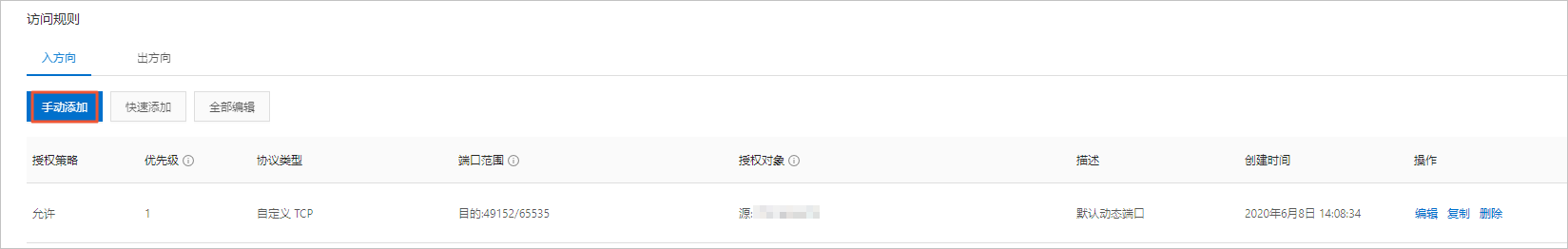 放通RDS访问ECS