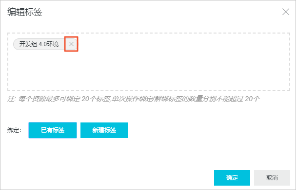 删除标签