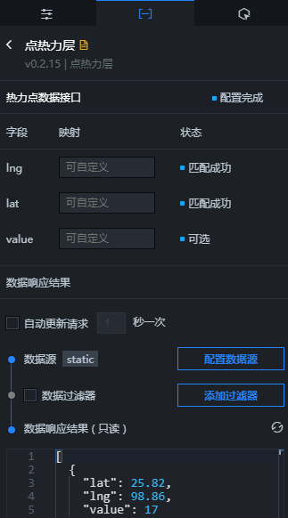 点热力层数据面板